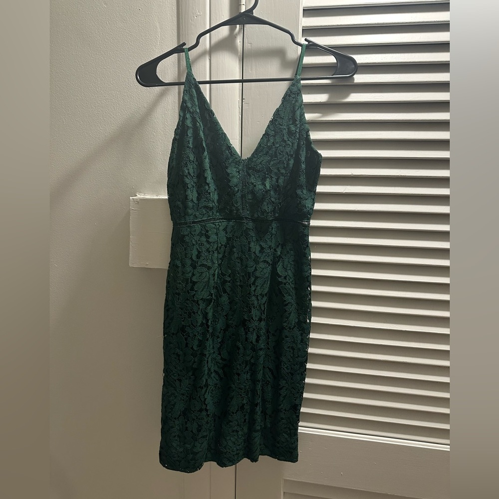 ASTR the label green dress.